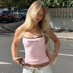 Letter Print Slim Fit Camisole