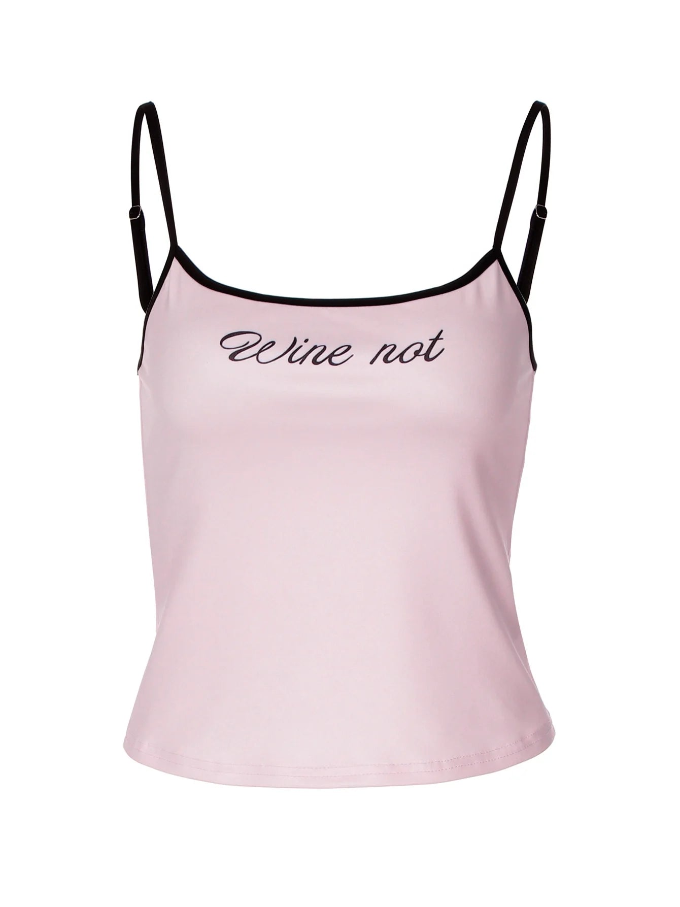 Letter Print Slim Fit Camisole
