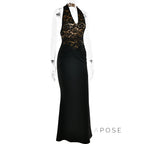 Leyla Ruched Halter Midi Dress
