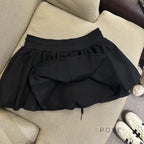 Liah Textured A-Line Mini Skirt