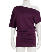 Lianne Ruched One-Shoulder Mini Dress