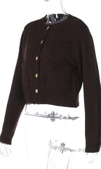 Lilia Cozy Flap Pocket Cardigan