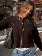 Lilia Cozy Flap Pocket Cardigan