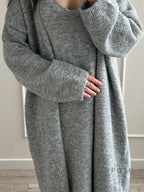 Lily Cozy Knit Dress & Long Cardigan Set