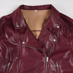 Lilyann Faux Leather Moto Jacket