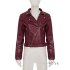 Lilyann Faux Leather Moto Jacket