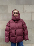 Lilyth Oversized Hooded Quilted Coat