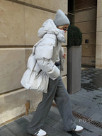 Lilyth Oversized Hooded Quilted Coat