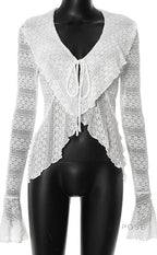 Lisbeth Lace Cardigan Top