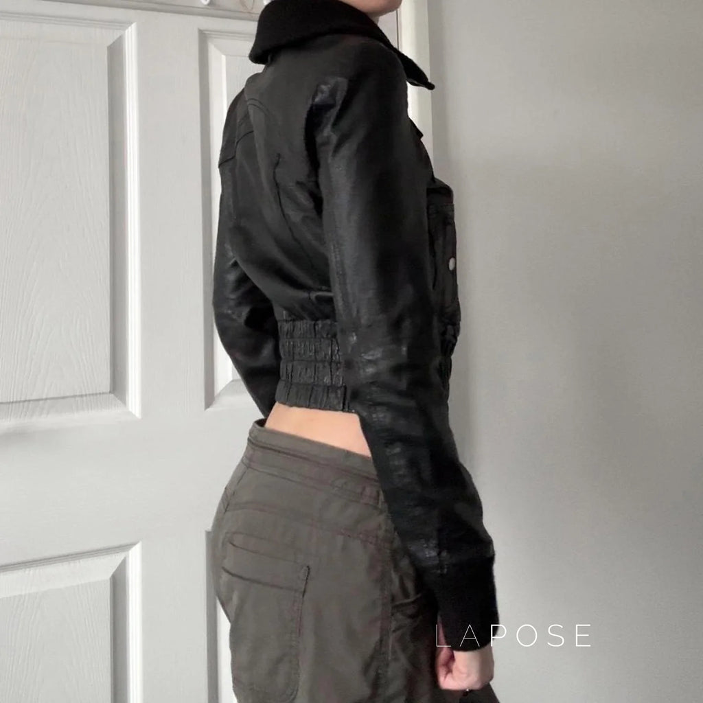 Liv Patchwork Moto Jacket