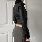 Liv Patchwork Moto Jacket