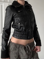 Liv Patchwork Moto Jacket