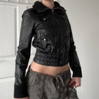Liv Patchwork Moto Jacket