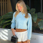 Liza Cropped Knit Cardigan