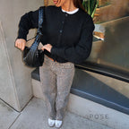 Liza Cropped Knit Cardigan