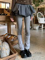 London Cozy Cable Knit Tights