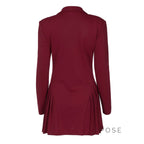 Louella Collared Ruffle Mini Dress