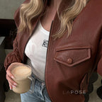 Lua Faux Leather Jacket