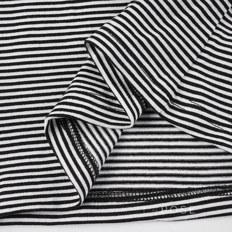 Macie Contrast Stripe Knit Top