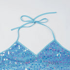 Maddalyn Sequin Strap Top