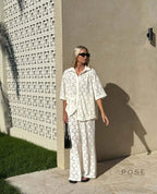 Maddison Relaxed Button-Up Set