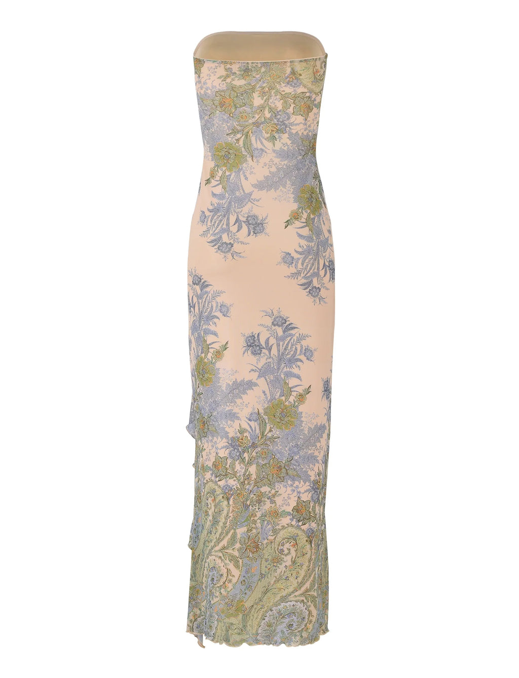 Madelyne Printed Slit Maxi Dress