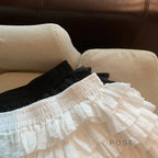 Maeleigh Lace Tiered Mini Skirt