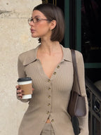 Malayia Slim Knit Cardigan