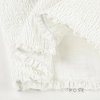 Marianna Puff Sleeve Smocked Crop Top