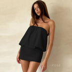 Masyn Halter Mini Skirt Set