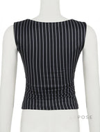 Maybelline Striped Lace-Up Camisole