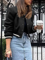 Mecca Varsity Snap Jacket