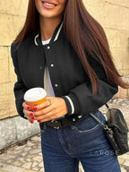 Mecca Varsity Snap Jacket