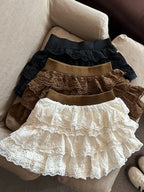 Meira Layered Ruffle Mini Skirt