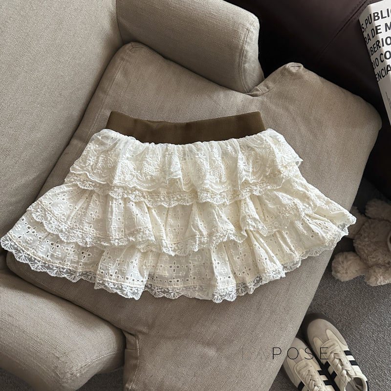 Meira Layered Ruffle Mini Skirt