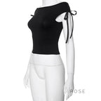 Milarose Off Shoulder Halter Top