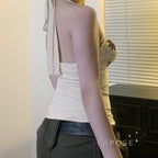 Minsa Floral Lace Halter Top
