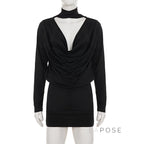 Monica Collared Bodycon Mini Dress