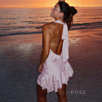 Nathaly Halter Mini Dress