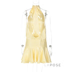 Nathaly Halter Mini Dress