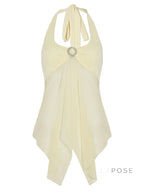 Nava Cropped Mesh Vest