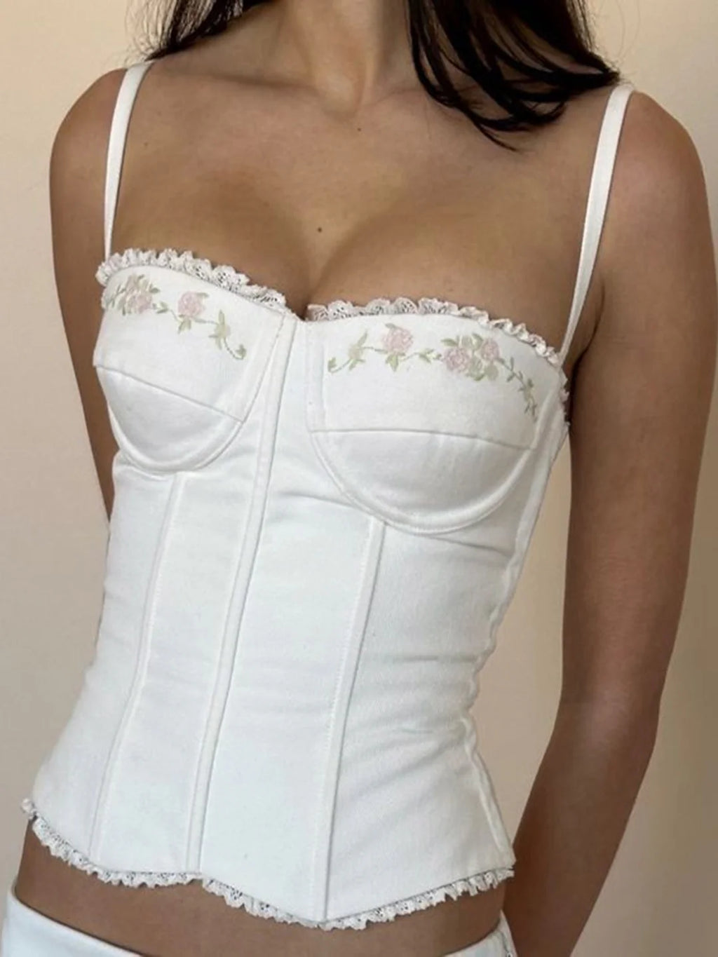 Nikita Floral Lace Corset Top