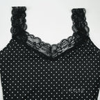 Niya Polka Dot Lace Camisole