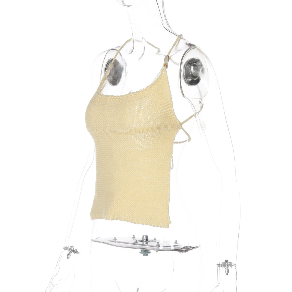 Noreen Backless Halter Top