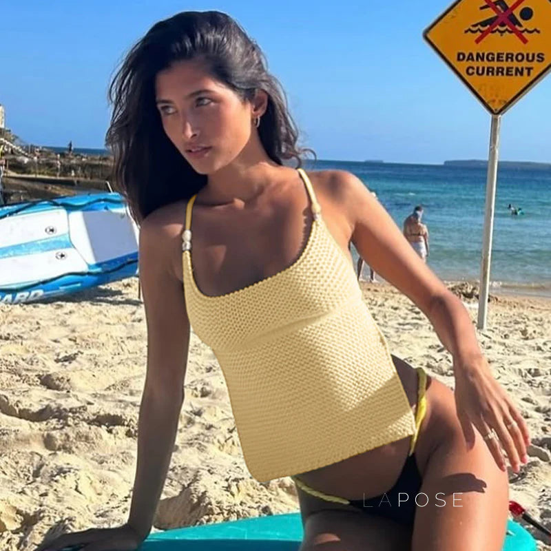 Noreen Backless Halter Top
