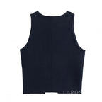 Novalee Cropped Knit Vest