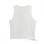Novalee Cropped Knit Vest