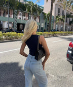 Novalee Cropped Knit Vest