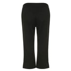 Novalynn Slit Hem Midi Pants