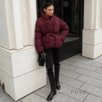 Paisleigh Belted Puffer Jacket